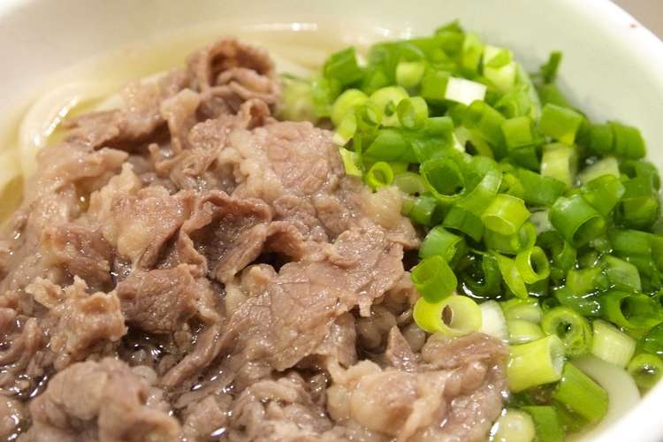 冷凍讃岐うどんで 簡単 肉うどん レシピ 作り方 By きちりーもんじゃ クックパッド 簡単おいしいみんなのレシピが358万品