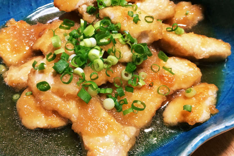 まぐろ竜田揚げ おろしダレで揚げ浸し レシピ 作り方 By Fumieh クックパッド 簡単おいしいみんなのレシピが361万品