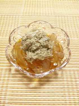 ダイエットにも ところてんにとろろ昆布♪