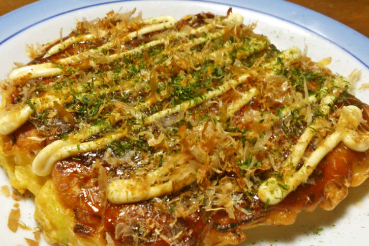 山芋忘れても大丈夫 関西風お好み焼き レシピ 作り方 By Sorasato クックパッド