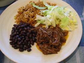 メキシカン牛の煮込み(サルサ使用)