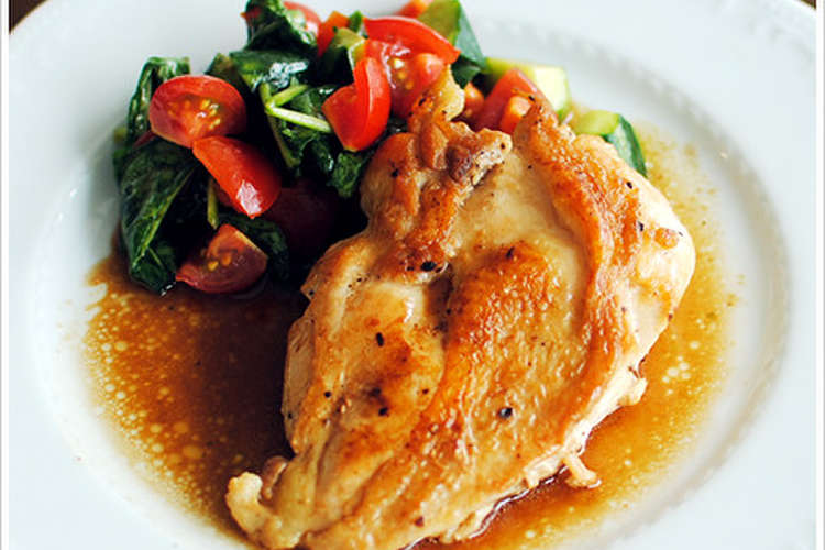 フライパンでしっとりと 鶏胸肉のソテー レシピ 作り方 By 神戸いたりあ屋 クックパッド 簡単おいしいみんなのレシピが360万品