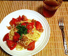 たまにはいーじゃんw冷製パスタ