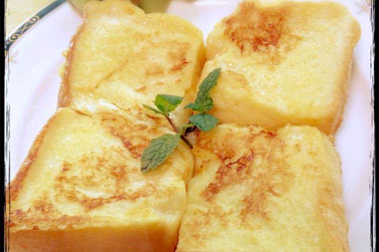 フレンチトースト 1分で レシピ 作り方 By みっきい クックパッド 簡単おいしいみんなのレシピが356万品