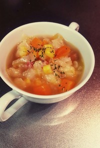楽旨◎食べる野菜スープ【圧力鍋】