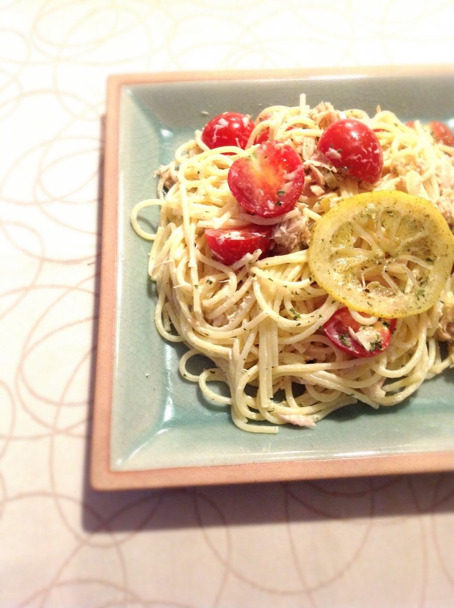 トマトとツナの塩レモンのパスタサラダ☆の画像