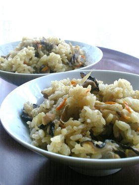 冷めても美味*おこわ風味の炊き込みご飯