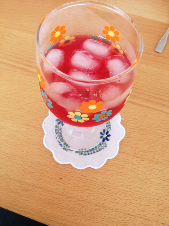 赤紫蘇ジュース スダチ風味の画像