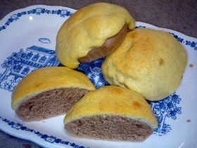 サクッ、もちっっ♪蒸し蒸しメロンパン☆
