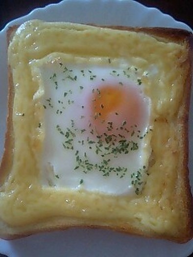 タマゴ☆マヨネーズトーストの写真
