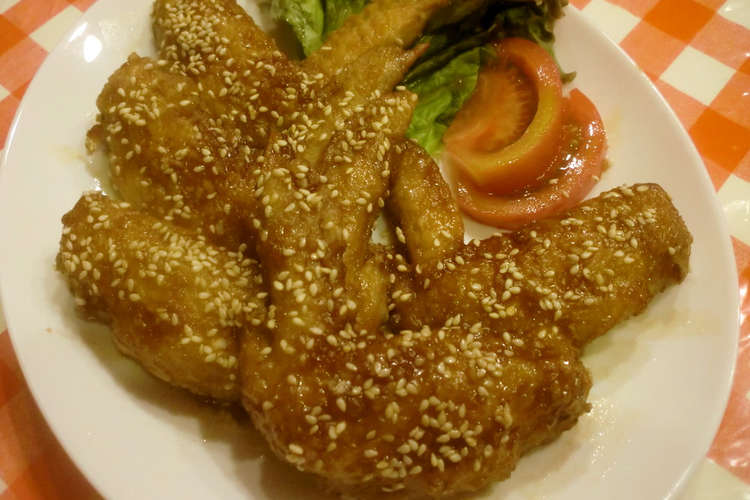 手羽先 唐揚げ 名古屋風味 レシピ 作り方 By あ み クックパッド 簡単おいしいみんなのレシピが352万品