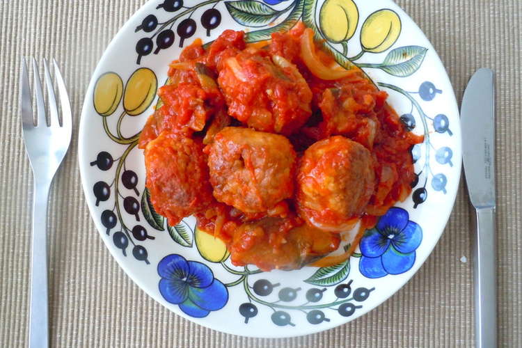 なすとトマトでイタリア風ミートボール レシピ 作り方 By Obanza クックパッド