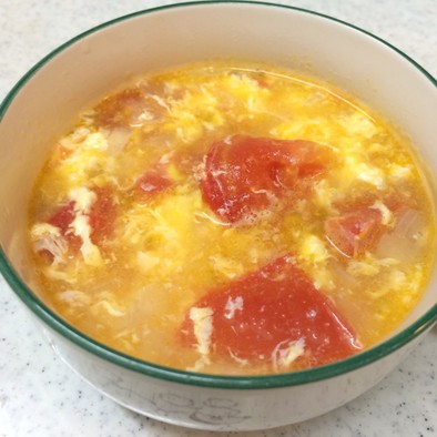 簡単☆トマトの中華風スープ♪の写真
