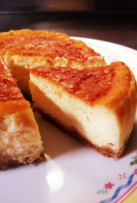簡単に作れるパインのベイクドチーズケーキ
