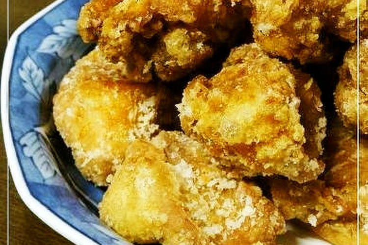 カラリと軽い ベシ家の中津からあげ レシピ 作り方 By みどふぁどベシ クックパッド