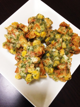 ちくわの磯辺揚げ☆かき揚げ風
