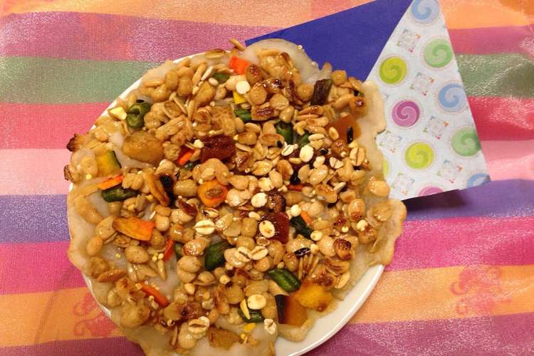 韓国菓子 野菜グラノーラで伝統餅 기름떡 レシピ 作り方 By Makohyang クックパッド 簡単おいしいみんなのレシピが361万品