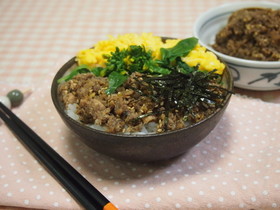 簡単!時短!鯖缶で鯖そぼろ丼夏休みランチ