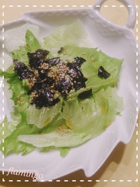 手抜きなのに味は◎!レタスサラダ