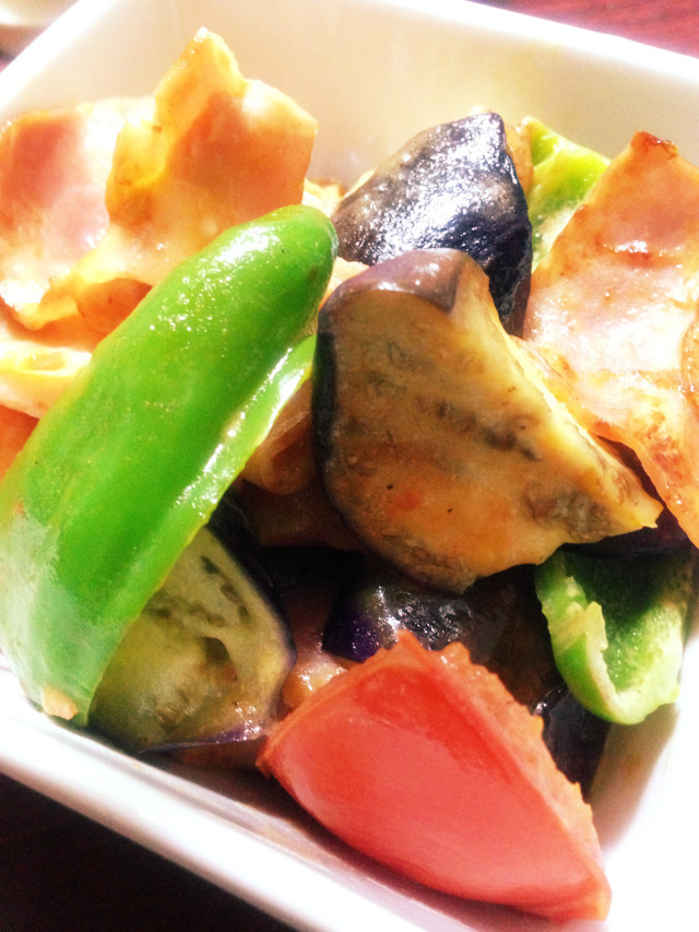 夏野菜のゴロゴロマヨ炒めの画像