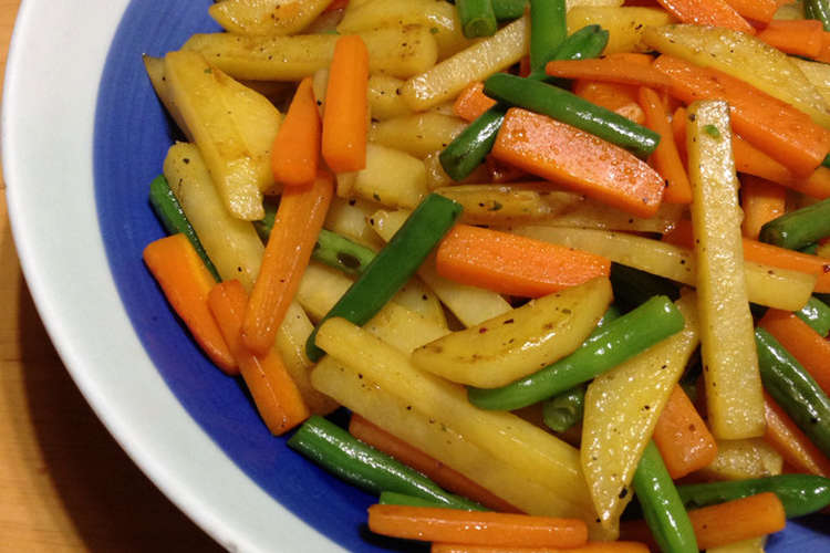 野菜のうまうま三色炒め レシピ 作り方 By こみーな クックパッド 簡単おいしいみんなのレシピが354万品