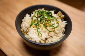 生姜とあさりの炊き込みご飯
