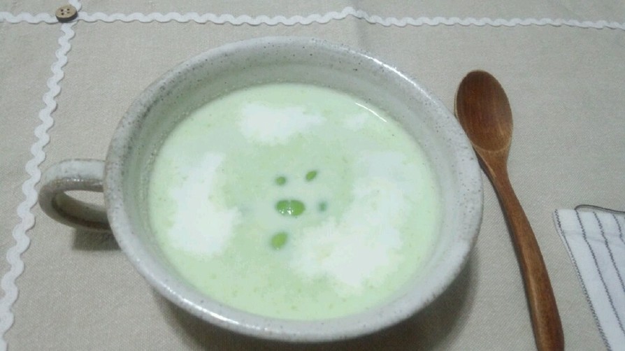 枝豆のクリーミースープの画像