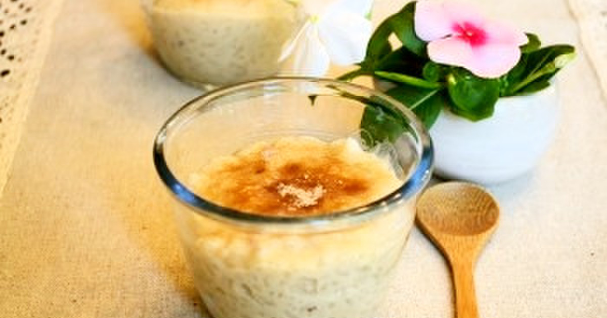 ライスプディング 冷やご飯がデザートに レシピ 作り方 By Little Darling クックパッド 簡単おいしいみんなのレシピが366万品