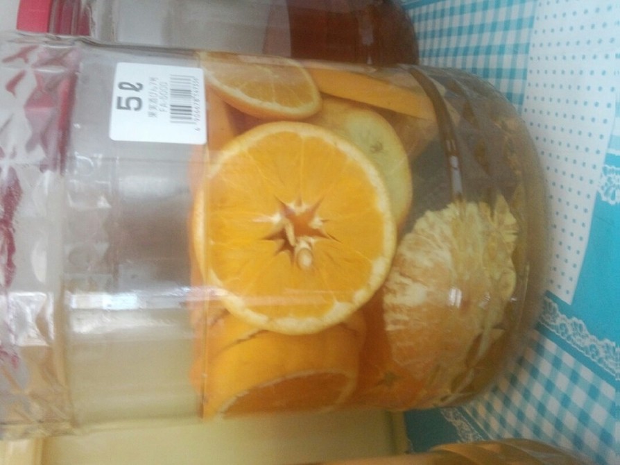 ホームメイド果実酒：バレンシアオレンジの画像