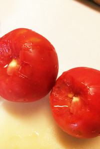 トマト料理用のトマト冷凍保存