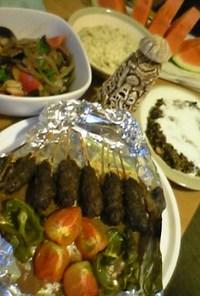 いろいろトルコ料理の食卓