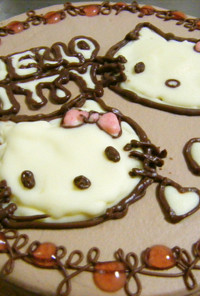 キティちゃんの生チョコケーキ