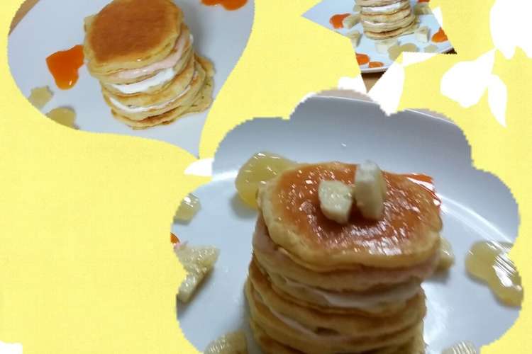 一歳 誕生日ケーキ パンケーキタワー レシピ 作り方 By まいまい クックパッド 簡単おいしいみんなのレシピが358万品