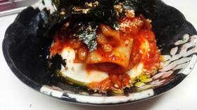 美腸ダイエットに☆納豆キムチ豆腐☆