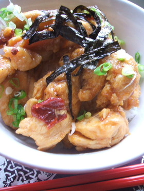 オレンジ・ハニー・チキン✥アジアン丼