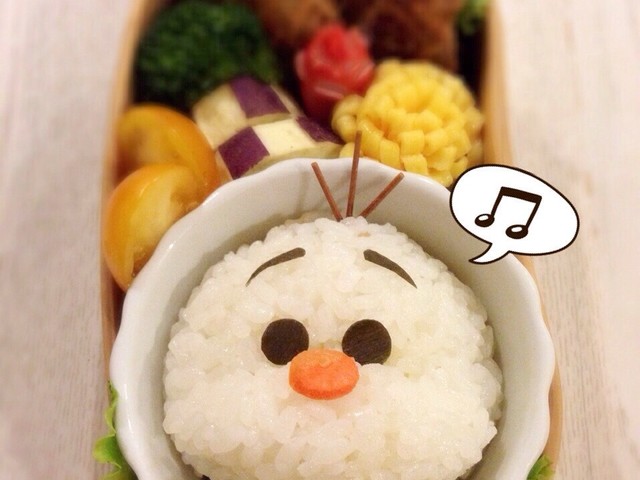 ツムツムオラフ アナと雪の女王 キャラ弁 レシピ 作り方 By 家政婦のムダ クックパッド 簡単おいしいみんなのレシピが361万品