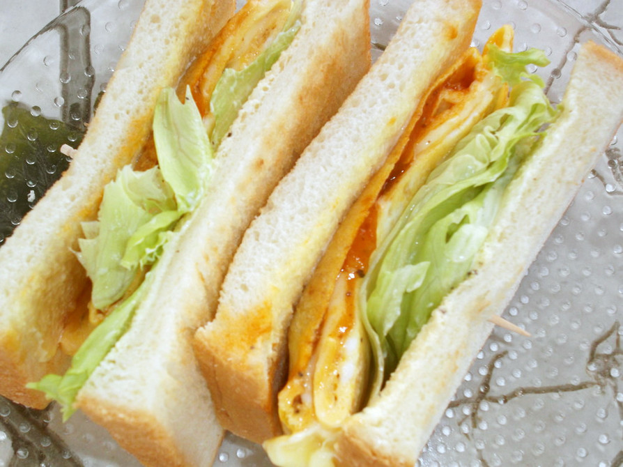 ランチ＆お弁当に☀ミートソースの卵サンドの画像