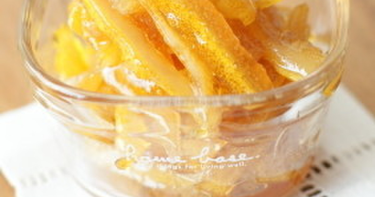 そのまま食べて美味しい♪レモンピール by mamalevain 【クックパッド】 簡単おいしいみんなのレシピが367万品