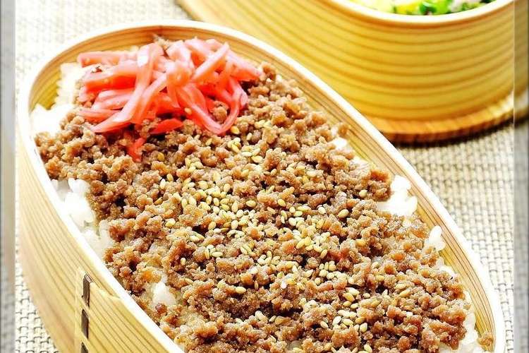 お弁当 朝ごはん 山椒風味の甘辛肉そぼろ レシピ 作り方 By どんぴんたん クックパッド 簡単おいしいみんなのレシピが357万品