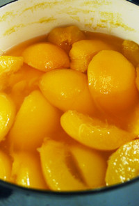 黄桃のシロップ煮