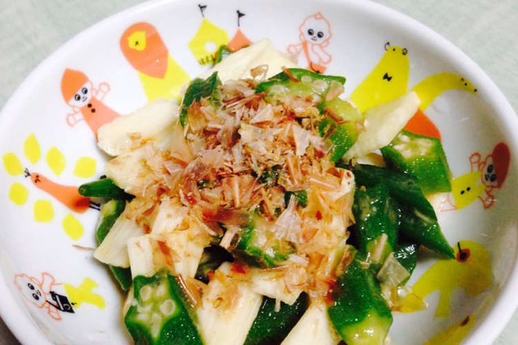 簡単 オクラと長芋のネバネバサラダ レシピ 作り方 By ぽにょべぇ クックパッド 簡単おいしいみんなのレシピが352万品