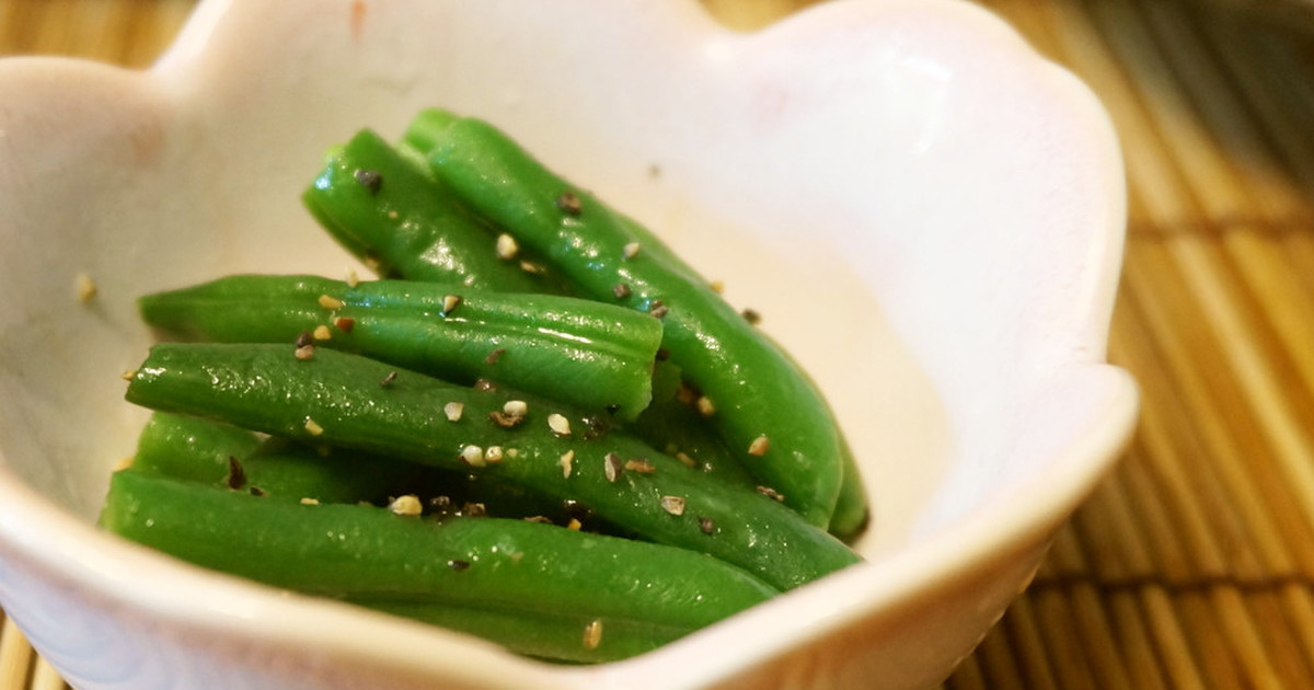 インゲンと玉ねぎのソテー レシピ