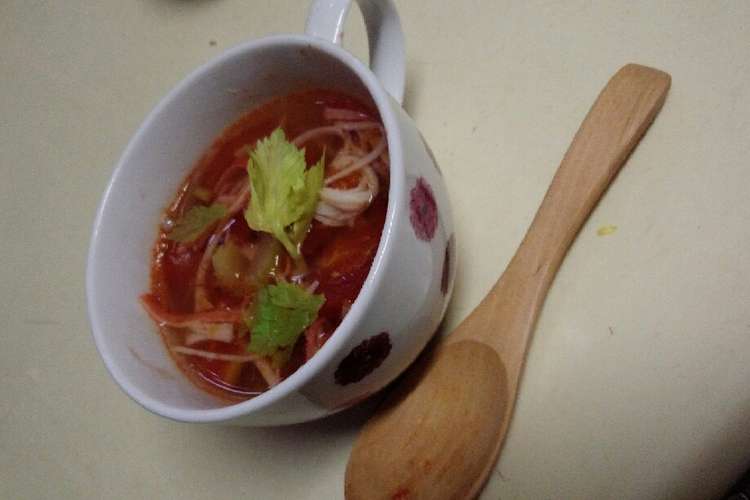 トマトとセロリの中華風スープ レシピ 作り方 By やむやむぽんた クックパッド 簡単おいしいみんなのレシピが371万品