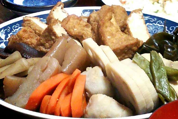 おばあちゃんのお煮しめ お盆用 レシピ 作り方 By Nodhy クックパッド 簡単おいしいみんなのレシピが358万品