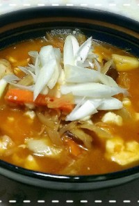 冷蔵庫の余り野菜で(^^)キムチスープ★