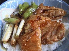 グリルでヤキトリ丼