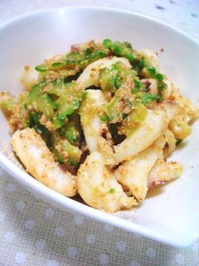 マジ美味しい◆イカの明太マヨネーズ炒め◆