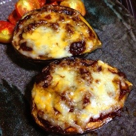簡単！丸ナス米ナス☆味噌チーズオーブン焼の画像
