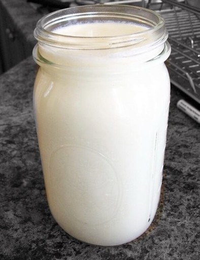 バターミルクの代用　の写真