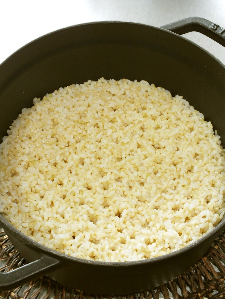ストウブ de 玄米ご飯の画像